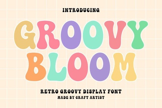 Groovy Bloom Font